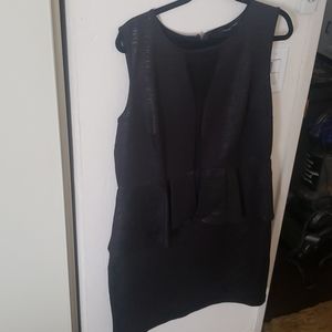 Black Peplum dress